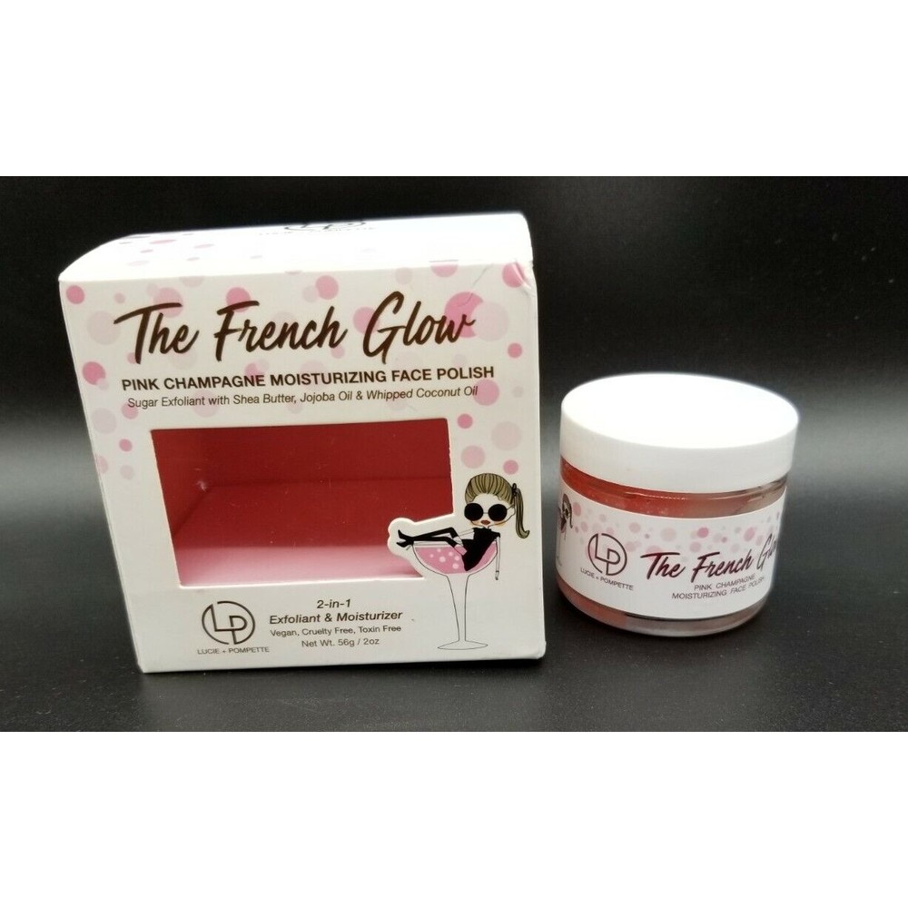 LUCIE + POMPETTE The French Glow - Pink Champagne Moisturizing Face Polish